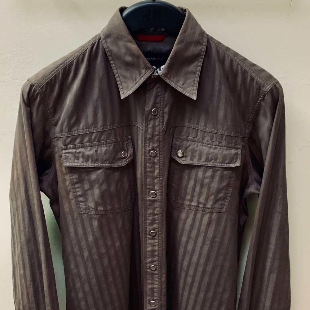 Emporio Armani Dress Shirt With snap on buttons